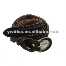 Cheap Knitted Leather Belt